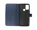 Motorola Moto G50 5G Hoesje Kaarthouder Book Case Telefoonhoesje Navy