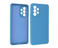 BAOHU Fashion Backcover Telefoonhoesje - Color Hoesje - Geschikt voor Samsung Galaxy A33 5G - Navy