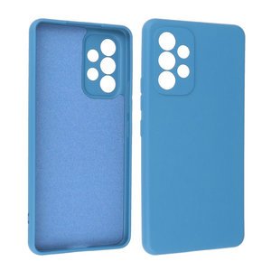 Fashion Backcover Telefoonhoesje - Color Hoesje - Geschikt voor Samsung Galaxy A33 5G - Navy