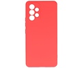 Fashion Backcover Telefoonhoesje - Color Hoesje - Geschikt voor Samsung Galaxy A33 5G - Rood