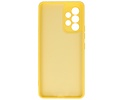 BAOHU Fashion Backcover Telefoonhoesje - Color Hoesje - Geschikt voor Samsung Galaxy A33 5G - Geel