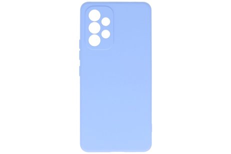 Fashion Backcover Telefoonhoesje - Color Hoesje - Geschikt voor Samsung Galaxy A33 5G - Paars