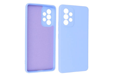 Fashion Backcover Telefoonhoesje - Color Hoesje - Geschikt voor Samsung Galaxy A33 5G - Paars