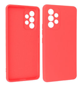 Samsung Galaxy A53 5G Hoesje Fashion Backcover Telefoonhoesje Rood