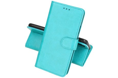 Zakelijke Book Case Telefoonhoesje - Portemonnee Hoesje - Geschikt voor Motorola Moto G51 5G - Groen