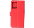 BAOHU Zakelijke Book Case Telefoonhoesje - Portemonnee Hoesje - Geschikt voor Samsung Galaxy M52 5G - Rood