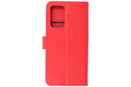 BAOHU Zakelijke Book Case Telefoonhoesje - Portemonnee Hoesje - Geschikt voor Samsung Galaxy M52 5G - Rood
