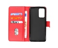 BAOHU Zakelijke Book Case Telefoonhoesje - Portemonnee Hoesje - Geschikt voor Samsung Galaxy M52 5G - Rood