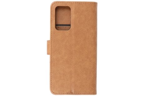 BAOHU Zakelijke Book Case Telefoonhoesje - Portemonnee Hoesje - Geschikt voor Samsung Galaxy M52 5G - Bruin