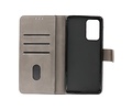 BAOHU Zakelijke Book Case Telefoonhoesje - Portemonnee Hoesje - Geschikt voor Samsung Galaxy M52 5G - Grijs