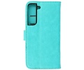 Zakelijke Book Case Telefoonhoesje - Portemonnee Hoesje - Geschikt voor Samsung Galaxy S22 - Groen