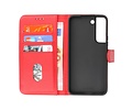 BAOHU Zakelijke Book Case Telefoonhoesje - Portemonnee Hoesje - Geschikt voor Samsung Galaxy S22 Plus - Rood