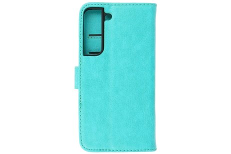 BAOHU Zakelijke Book Case Telefoonhoesje - Portemonnee Hoesje - Geschikt voor Samsung Galaxy S22 Plus - Groen