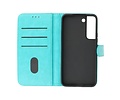 BAOHU Zakelijke Book Case Telefoonhoesje - Portemonnee Hoesje - Geschikt voor Samsung Galaxy S22 Plus - Groen