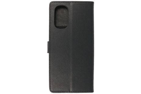BAOHU Zakelijke Book Case Telefoonhoesje - Portemonnee Hoesje - Geschikt voor Motorola Moto G51 5G - Zwart