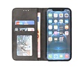 BAOHU Magnetisch Folio Book Case - Hoesje Hoesje Geschikt voor iPhone 12 - 12 Pro Zwart