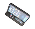 Magnetisch Folio Book Case voor iPhone 12 - 12 Pro Zwart