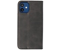 BAOHU Magnetisch Folio Book Case - Hoesje Hoesje Geschikt voor iPhone 12 - 12 Pro Zwart