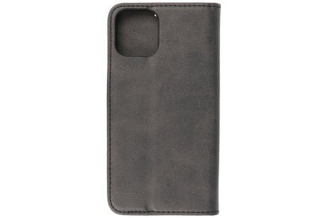 Magnetisch Folio Book Case voor iPhone 12 - 12 Pro Zwart