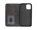 Magnetisch Folio Book Case voor iPhone 12 - 12 Pro Zwart