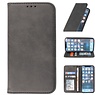 BAOHU Magnetisch Folio Book Case voor iPhone 12 - 12 Pro Zwart