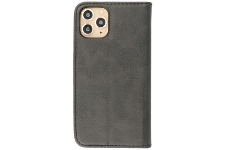 BAOHU Magnetisch Folio Book Case - Hoesje Hoesje Geschikt voor iPhone 11 Pro Zwart