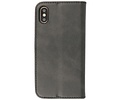 BAOHU Magnetisch Folio Book Case - Hoesje Geschikt voor iPhone X - Xs Zwart