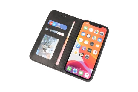 BAOHU Magnetisch Folio Book Case - Hoesje Geschikt voor iPhone X - Xs Zwart