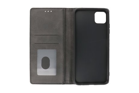 BAOHU Magnetisch Folio Book Case - Hoesje Hoesje Geschikt voor Samsung Galaxy A22 5G Zwart