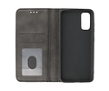 Magnetisch Folio Book Case voor Samsung Galaxy S20 Zwart