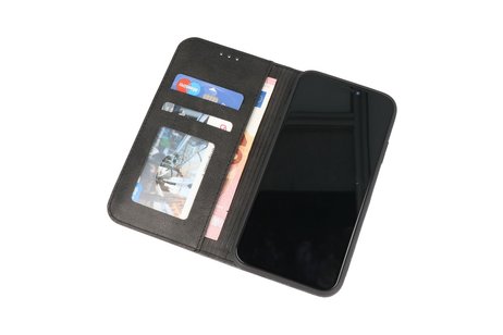 Magnetisch Folio Book Case voor Samsung Galaxy S20 Zwart