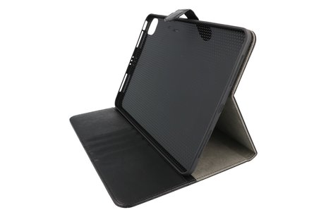 Book Case Tablet Hoesje voor iPad Pro 11 2021 - 2020 - 2018 - iPad Air 5 2022 - iPad Air 4 2020 - Zwart