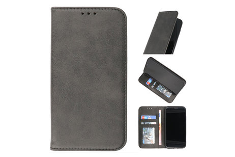 Magnetisch Folio Book Case voor Samsung Galaxy A12 5G Zwart