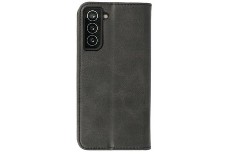 BAOHU Magnetisch Folio Book Case - Hoesje Geschikt voor Samsung Galaxy S21 Zwart
