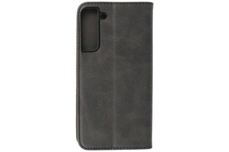 BAOHU Magnetisch Folio Book Case - Hoesje Geschikt voor Samsung Galaxy S22 Zwart