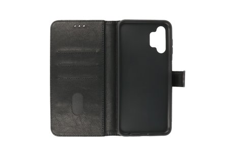 BAOHU Zakelijke Book Case Telefoonhoesje - Portemonnee Hoesje - Geschikt voor Samsung Galaxy A13 4G - Zwart