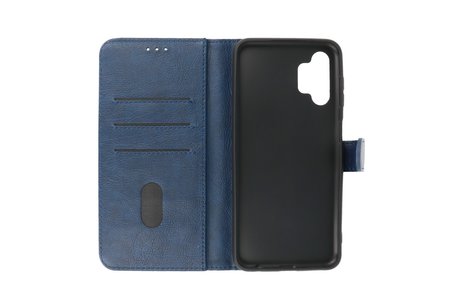 Zakelijke Book Case Telefoonhoesje - Portemonnee Hoesje - Geschikt voor Samsung Galaxy A13 4G - Navy