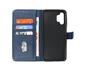 BAOHU Zakelijke Book Case Telefoonhoesje - Portemonnee Hoesje - Geschikt voor Samsung Galaxy A13 4G - Navy