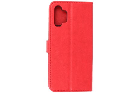 BAOHU Zakelijke Book Case Telefoonhoesje - Portemonnee Hoesje - Geschikt voor Samsung Galaxy A13 4G - Rood