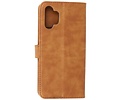 BAOHU Zakelijke Book Case Telefoonhoesje - Portemonnee Hoesje - Geschikt voor Samsung Galaxy A13 4G - Bruin