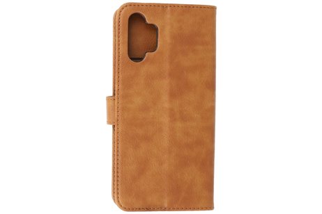 BAOHU Zakelijke Book Case Telefoonhoesje - Portemonnee Hoesje - Geschikt voor Samsung Galaxy A13 4G - Bruin