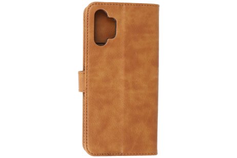 Zakelijke Book Case Telefoonhoesje - Portemonnee Hoesje - Geschikt voor Samsung Galaxy A13 4G - Bruin