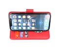 BAOHU Zakelijke Book Case Telefoonhoesje - Portemonnee Hoesje - Geschikt voor iPhone XR - Rood