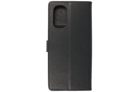 Zakelijke Book Case Telefoonhoesje - Portemonnee Hoesje - Geschikt voor Motorola Moto G22 - Zwart