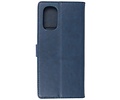 Zakelijke Book Case Telefoonhoesje - Portemonnee Hoesje - Geschikt voor Motorola Moto G22 - Navy