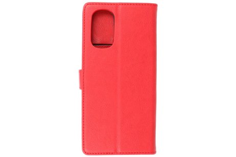 BAOHU Zakelijke Book Case Telefoonhoesje - Portemonnee Hoesje - Geschikt voor Motorola Moto G22 - Rood