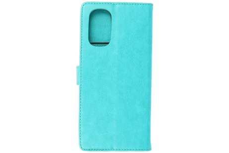 BAOHU Zakelijke Book Case Telefoonhoesje - Portemonnee Hoesje - Geschikt voor Motorola Moto G22 - Groen