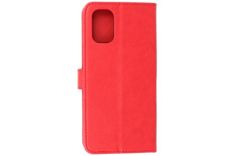 BAOHU Zakelijke Book Case Telefoonhoesje - Portemonnee Hoesje - Geschikt voor Nokia G21 & Nokia G11 - Rood