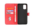 BAOHU Zakelijke Book Case Telefoonhoesje - Portemonnee Hoesje - Geschikt voor Nokia G21 & Nokia G11 - Rood