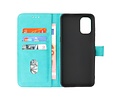 BAOHU Zakelijke Book Case Telefoonhoesje - Portemonnee Hoesje - Geschikt voor Nokia G21 & Nokia G11 - Groen